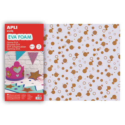 APLI - BOLSA 3H GOMA EVA APLI IMPRESA ROMBO 40X60CM 13412