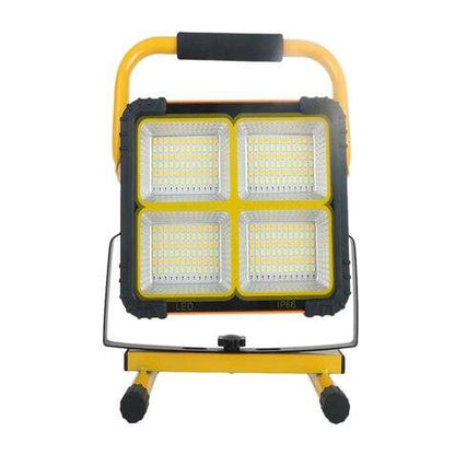 Elbat Foco Solar LED 120W 780lm - Panel Solar Integrado 6V, 3W - Bateria 3.2V, 20000mAh - Angulo Iluminacion 360º - Soporte Plegable 1 pieza(s)