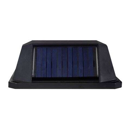 Elbat Aplique Solar LED 150lm con 3 Caras de Iluminacion - Sensor de Movimiento - Panel Solar Integrado 5.5V, 0.33W - Bateria 3.7V, 1200mAh 1 pieza(s)