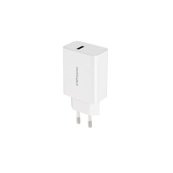 Nanocable - Cargador USB  5V/2.1A  Blanco