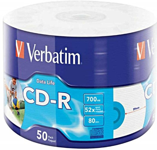 Verbatim 50x CD-R 700 MB 52x 50 pieza(s)