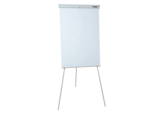 Dahle 96010 Pizarra Blanca Magnetica de Caballete con Sujecion de Bloc Universal - Regulacion de la Altura hasta 180cm - Bandeja para Rotuladores - Color Blanco 1 pieza(s)