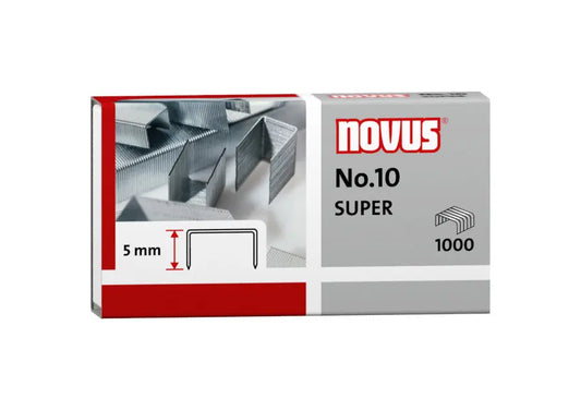 Novus Nº 10 Super Caja de 1000 Grapas Nº 10 Galvanizadas 1 pieza(s)