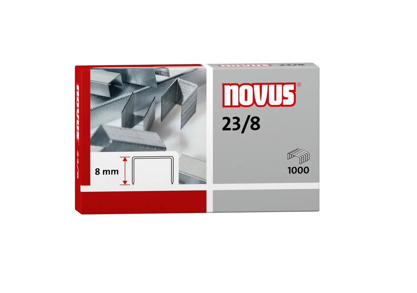 Novus - 23/8 Paquete de grapas 1000 grapas