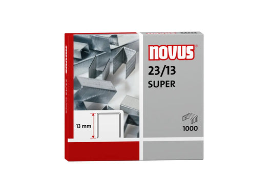 Novus - 23/13 SUPER Paquete de grapas 1000 grapas