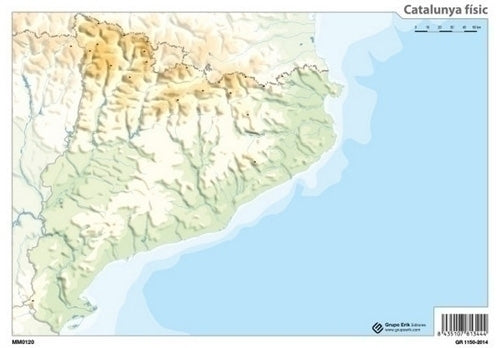 Grupo Erik - MAPA MUDO ERIK COLOR FISICO CATALUNYA - Pack de 50 unidades