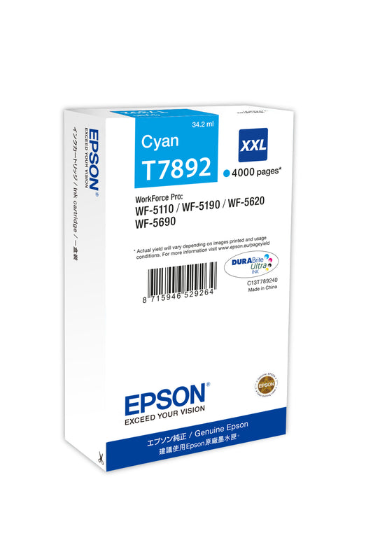 Epson Cartucho T789240 cian XXL