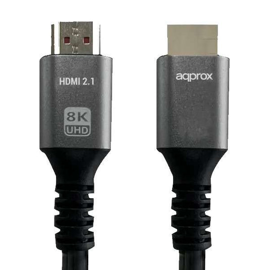 Approx - APPC62 cable HDMI 1 m HDMI tipo A (Estándar) Negro  Gris