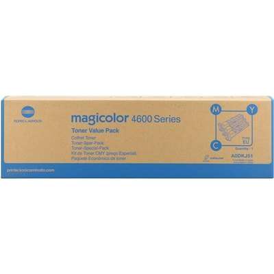 Konica Minolta MagiColor 4650/4690MF/4695MF Pack de 3 Cartuchos de Toner Originales - Cian, Magenta, Amarillo - A0DKJ52 Tintasmurcia.com