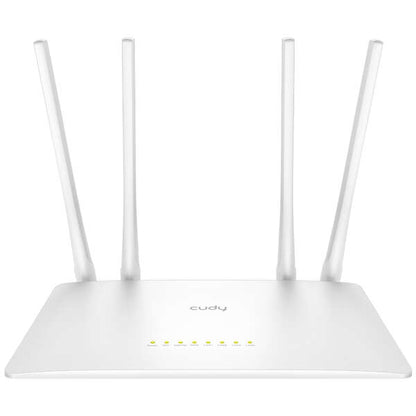 Cudy - WR1200 router inalámbrico Ethernet rápido Doble banda (2 4 GHz / 5 GHz) Blanco