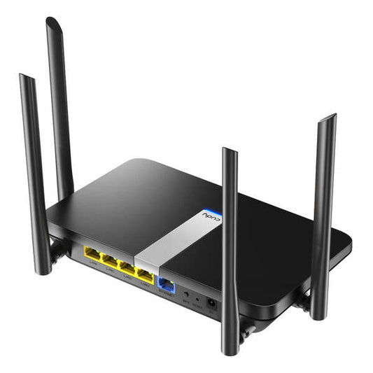 Cudy X6 Smart Router WiFi 6 AX1800 Doble Banda - 1x Puerto Wan 1000/100/10 Mbps y 4x Puertos Lan 1000/100/10 Mbps - 4 Antenas Externas 1 pieza(s)