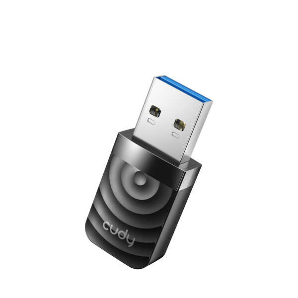 Cudy WU1300S Adaptador Wi-Fi USB 3.0 AC1300 Doble Banda - Hasta 867Mbps en 5GHz 1 pieza(s)