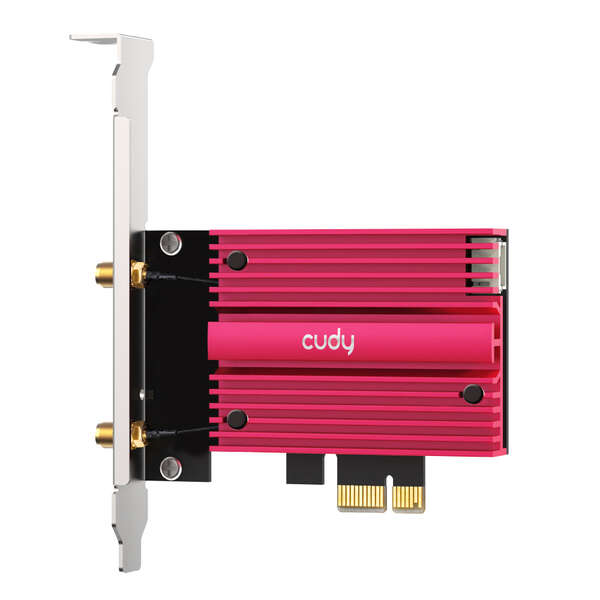 Cudy WE4000 Adaptador de Red PCI-e AX5400 WiFi 6  Tri-Banda - Bluetooth 5.2 - 2 Antenas Externas 1 pieza(s)