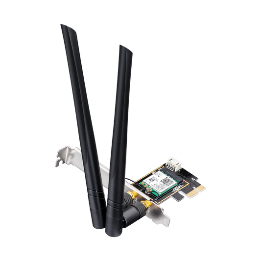 Cudy WE3000 Adaptador de Red PCI-e AX5400 WiFi 6 Tri-Banda - Bluetooth 5.2 - 2 Antenas Externas 1 pieza(s)