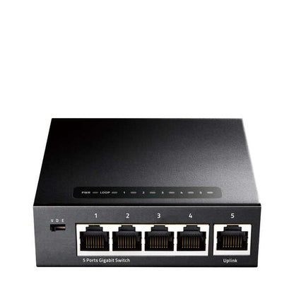 Cudy - GS105 switch Gigabit Ethernet (10/100/1000) Negro