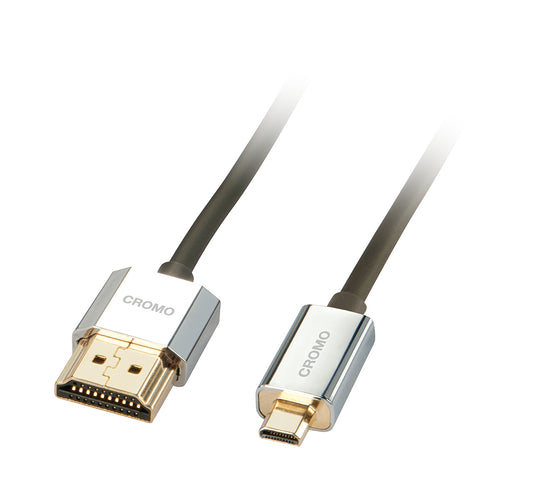 Lindy - 41681 cable HDMI 1 m HDMI tipo A (Estándar) HDMI tipo D (Micro) Negro