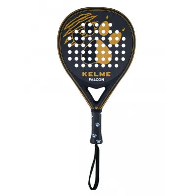 Kelme Falcon Pala de Padel - Forma Lagrima - Marco y Cara 100% Carbono - Nucleo Eva Compressed - Diseño Mate 1 pieza(s)