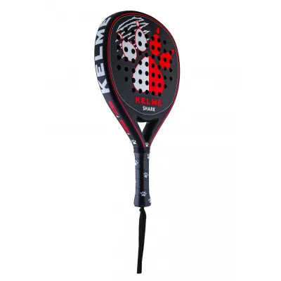 Kelme Shark Pala de Padel - Forma Mixta - Marco 100% Carbono - Cara 100% Fibra de Carbono - Nucleo Xtra Soft Eva 1 pieza(s)