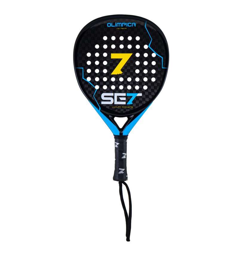 Set Olimpica Pala de Padel - Forma Lagrima - Marco 100% Carbono - Cara 100% Carbono 12K - Nucleo Goma Black Eva Soft Ultra 1 pieza(s)