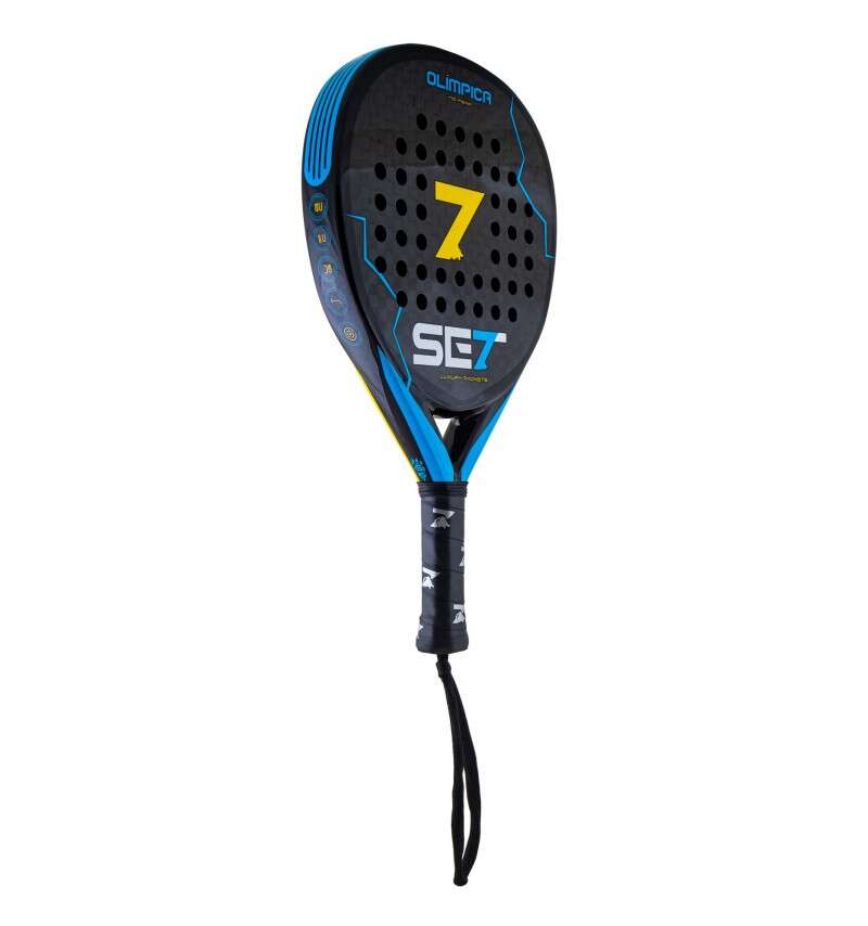 Set Olimpica Pala de Padel - Forma Lagrima - Marco 100% Carbono - Cara 100% Carbono 12K - Nucleo Goma Black Eva Soft Ultra 1 pieza(s)