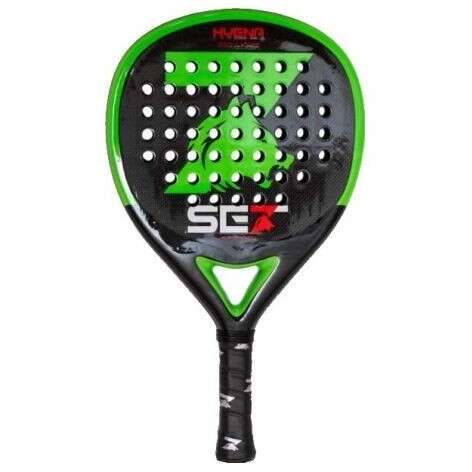 Set Hyena Pala de Padel - Forma Redonda - Marco 100% Carbono - Cara 100% Carbono 3K - Nucleo Goma Eva Extra Soft 1 pieza(s)