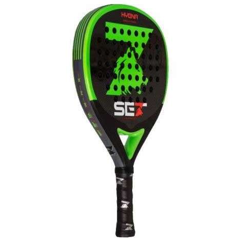 Set Hyena Pala de Padel - Forma Redonda - Marco 100% Carbono - Cara 100% Carbono 3K - Nucleo Goma Eva Extra Soft 1 pieza(s)