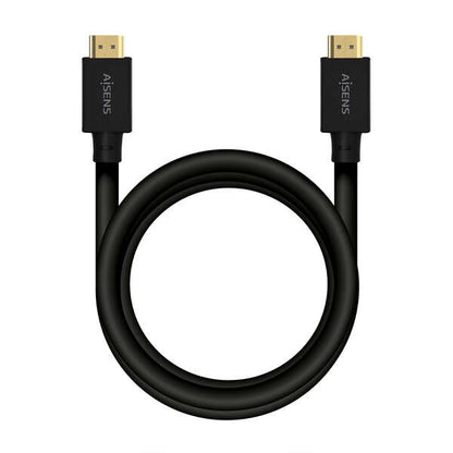 AISENS - Cable HDMI V2.1 Ultra Alta Velocidad / Hec 8K@60Hz 48Gbps  A/M-A/M  Negro  5.0M