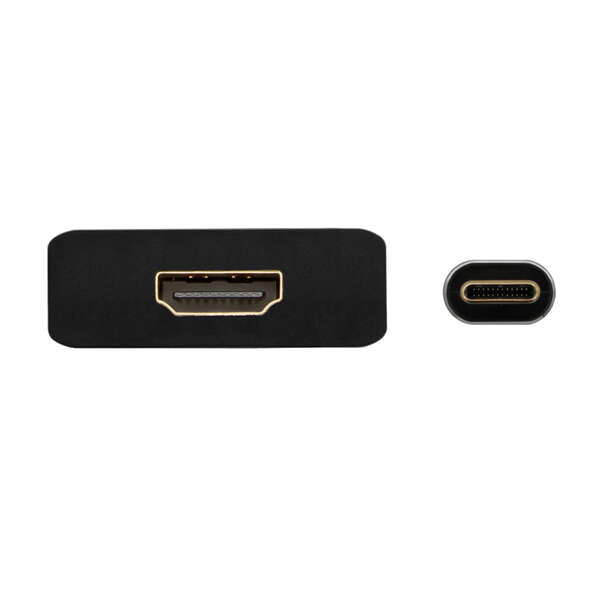 AISENS - Conversor USB-C A HDMI 4K@30Hz  USB-C/M-HDMI/H  Negro  15cm