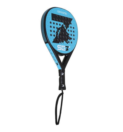 Set Coyote Pala de Padel - Forma Redonda - Marco y Cara 100% Fibra de Vidrio - Nucleo Goma Black Eva XtraSoft 1 pieza(s)