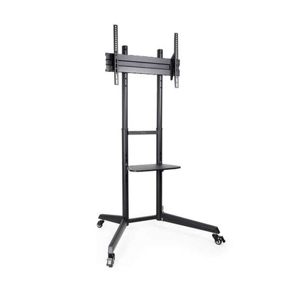 TooQ - RAMSÉS Soporte de Suelo con Ruedas para Pantallas 37"- 70"  Negro