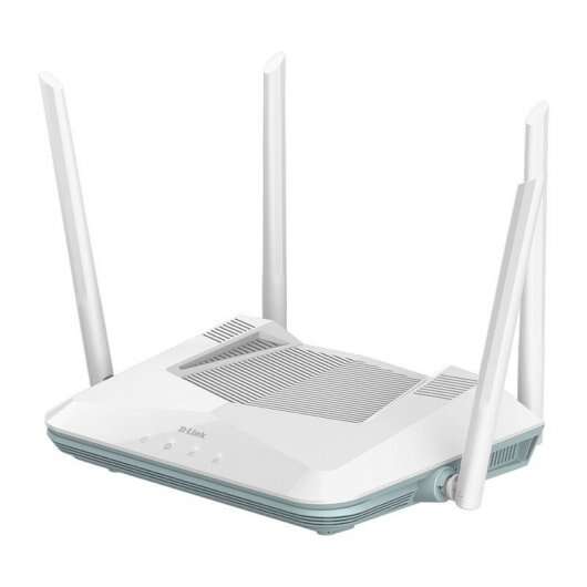 D-Link Eagle Pro AI AX3200 WiFi 6 Smart Router Doble Banda - Hasta 2402Mbps - 4 Puertos LAN 10/100/1000 Mbps y 1 Puerto LAN 10/100/1000 Mbps - 4 Antenas Externas - MU-MIMO y OFDMA 1 pieza(s)