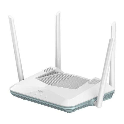 D-Link Eagle Pro AI AX3200 WiFi 6 Smart Router Doble Banda - Hasta 2402Mbps - 4 Puertos LAN 10/100/1000 Mbps y 1 Puerto LAN 10/100/1000 Mbps - 4 Antenas Externas - MU-MIMO y OFDMA 1 pieza(s)