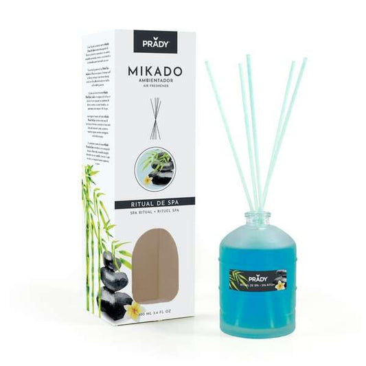 Prady Ambientador Mikado Ritual de SPA - Frasco de Cristal 100ml y Varitas Difusoras 1 pieza(s)