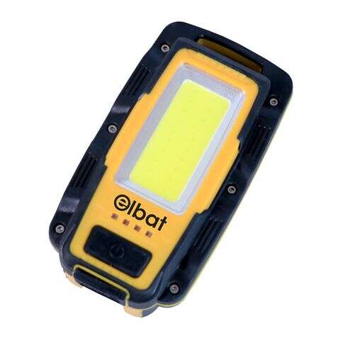 Elbat Linterna LED Recargable - Gancho e Iman - Cob 8W 600LM - Color Negro 1 pieza(s)