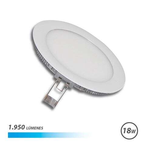 Elbat Downlight Empotrar Ultraplano LED - Luz Fria 18W 1950LM - Diseño de Bajo Perfil - Blanco Frio 1 pieza(s)