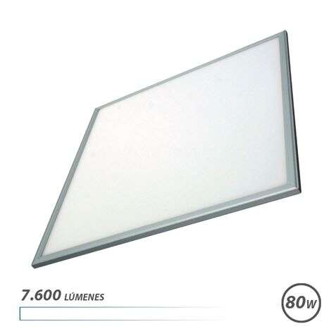 Elbat Panel LED 60x60 80W 7600LM - Luz Blanca - Alto Brillo - Ahorro de Energia - Facil Instalacion 1 pieza(s)