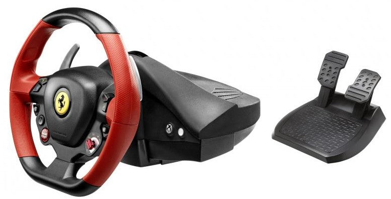 Thrustmaster - Ferrari 458 Spider Negro  Rojo Volante + Pedales Xbox One