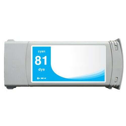 HP 81 Cyan Cartucho de Tinta Generico - Reemplaza C4931A Tintasmurcia.com