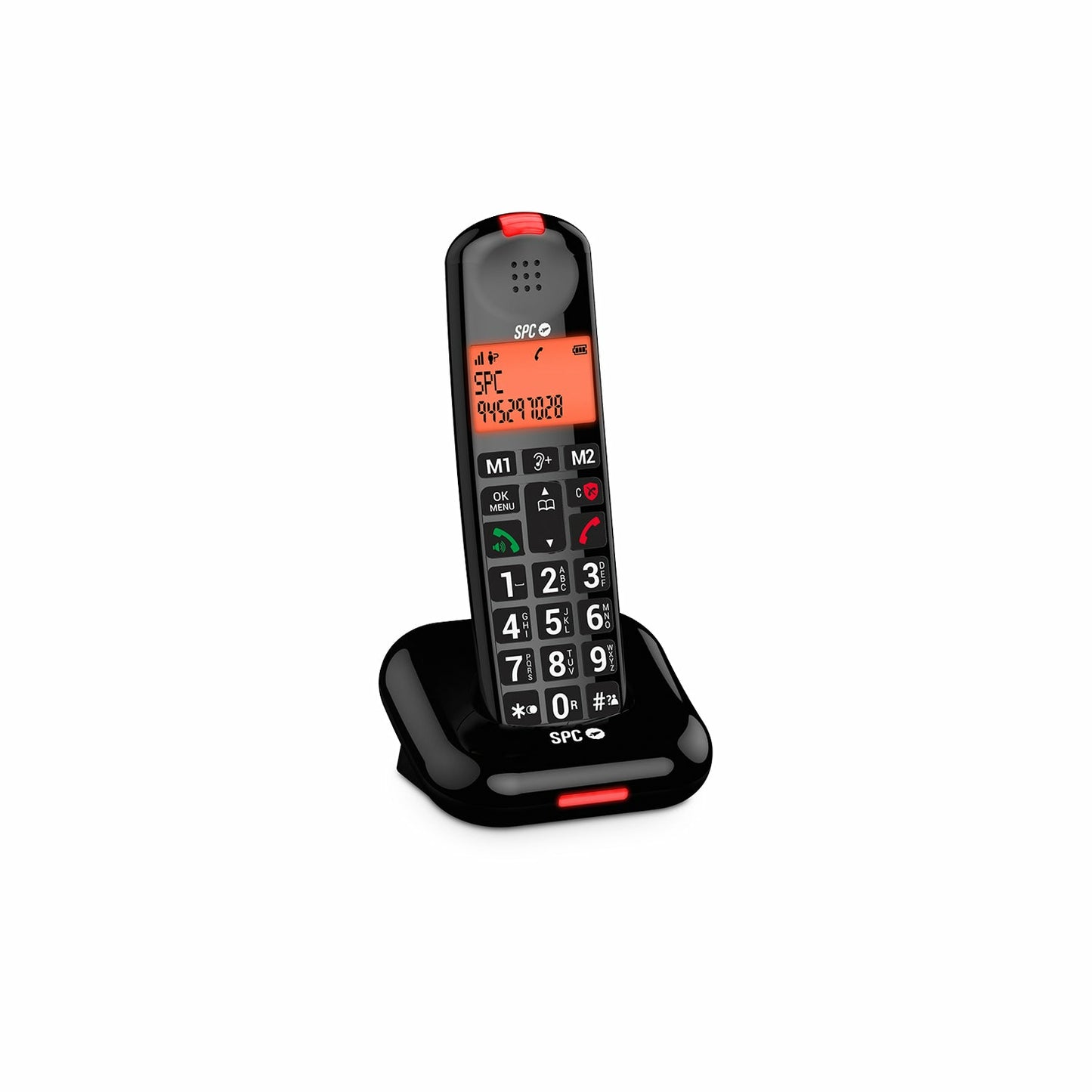 SPC - Comfort Kairo Teléfono DECT Identificador de llamadas Negro