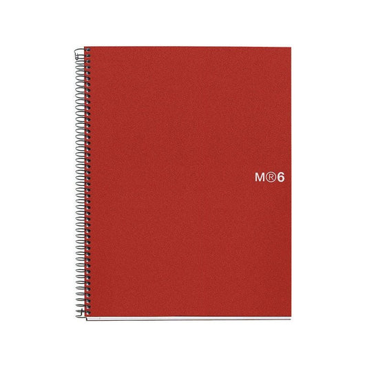 Miquelrius - MIQ CUAD NB6 BASIC 5X5 A5 ROJO 2828