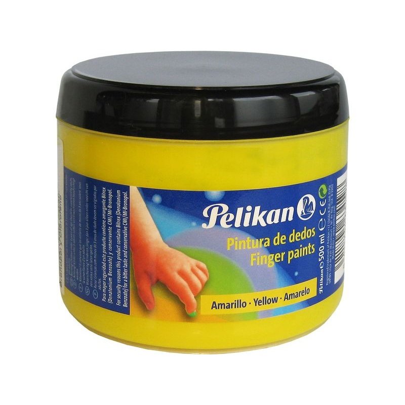 Pelikan - PKN PINTURA DEDOS AMARILLO 500ML. 63459