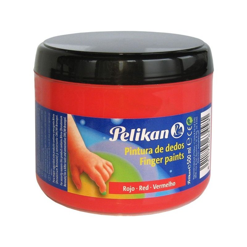 Pelikan - PKN PINTURA DEDOS BERMELLÓN 500ML. 63458