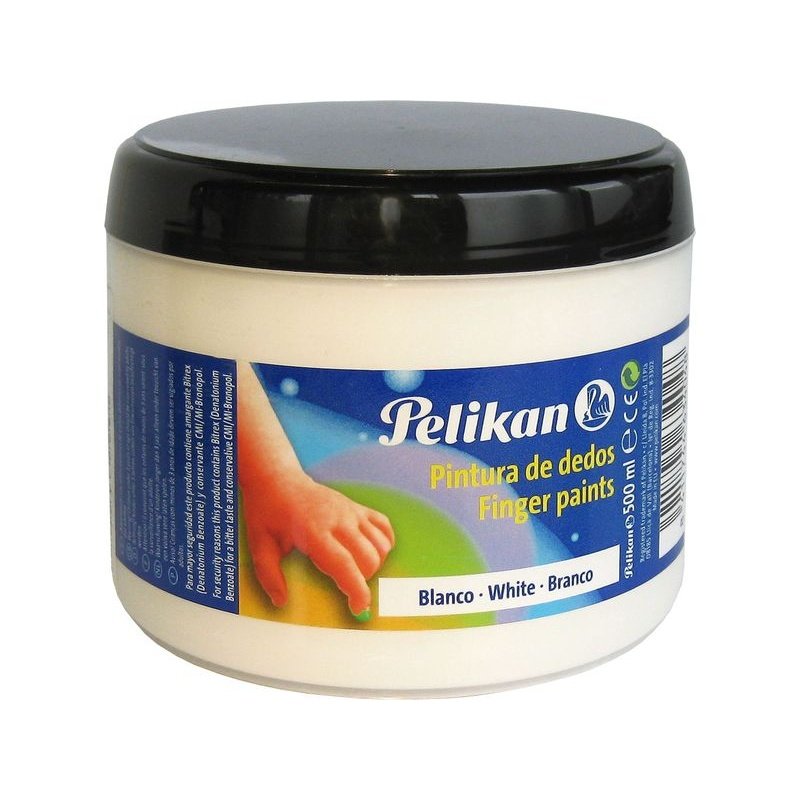 Pelikan - PKN PINTURA DEDOS BLANCA 500ML. 63404