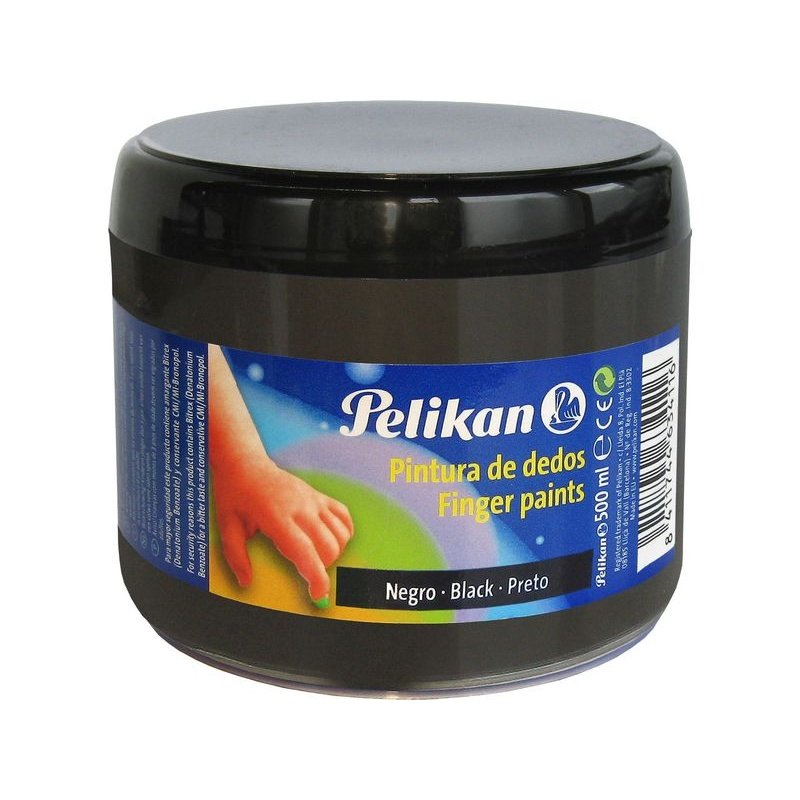 Pelikan - PKN PINTURA DEDOS NEGRA 500ML. 63411