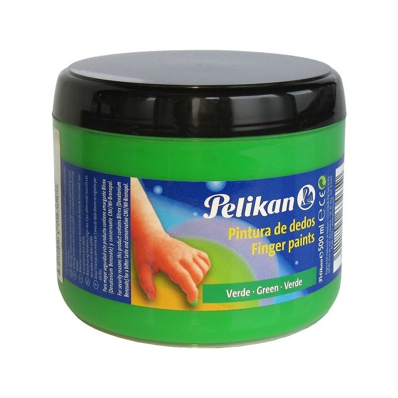 Pelikan - PKN PINTURA DEDOS VERDE AMA 500ML. 63465