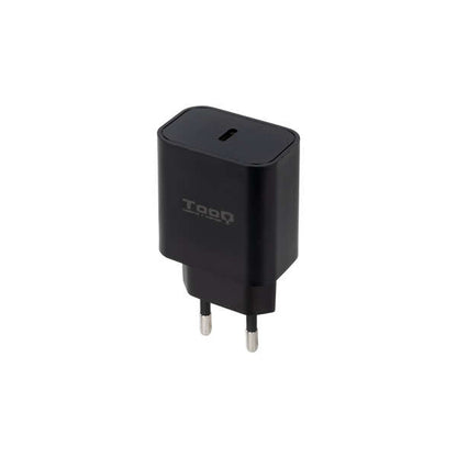 Tooq Cargador de Pared 1x USB-C/PD 20W - Color Negro 1 pieza(s)