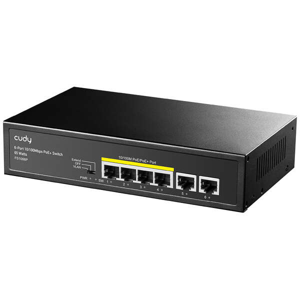 Cudy FS1006P Switch PoE+ de 6 Puertos 10/100M 1 pieza(s)