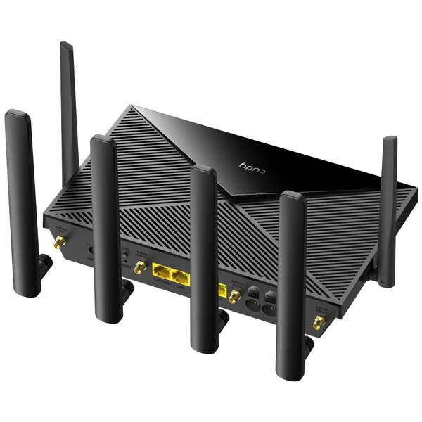 Cudy LT700 Router WiFi AC1200 4G LTE CAT 6 - 4x Puertos Lan 10/100/1000Mbps - 2x Ranuras Nano Sim - 6 Antenas Externas 1 pieza(s)