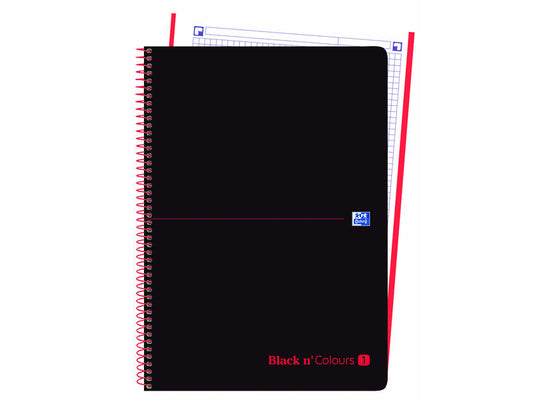 Oxford - OXF CUADERNO 1T A4+80H 5x5 ROJ 400088241