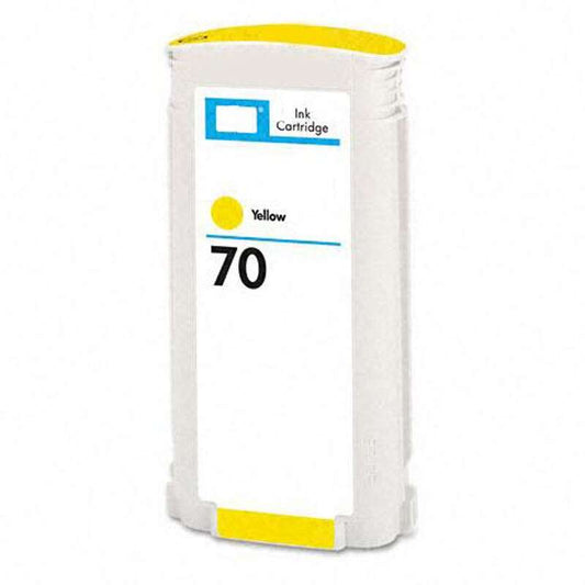 HP 70 Amarillo Cartucho de Tinta Pigmentada Generico - Reemplaza C9454A Tintasmurcia.com